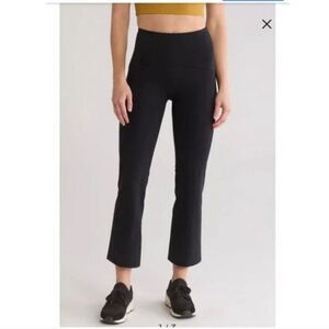 SPANX Booty Boost Ankle Flare Legging Very Black, Size L TALL NWT